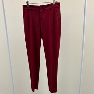 CAbi Men's Deep Red Dress Pants